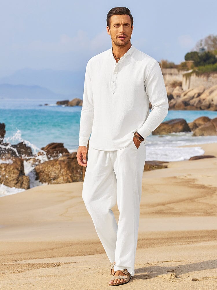 chinese dress ladies JASPER Men's Linen Suit – Unlined Heavyweight 2-Piece main image 1