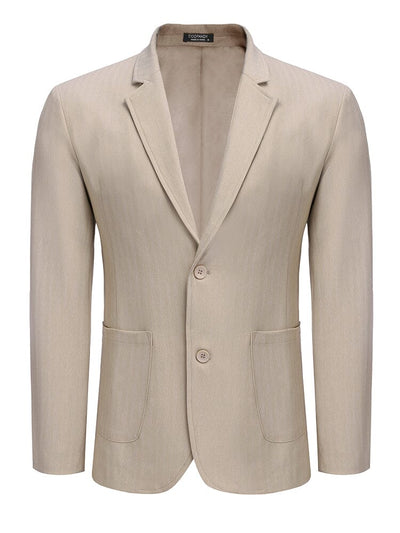 Casual Regular Fit Blazer Jacket (US Only) Blazer coofandy 
