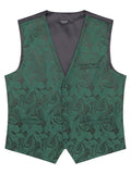 Paisley Vest Tux Set (US Only) Vest coofandy 