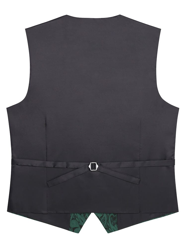 Paisley Vest Tux Set (US Only) Vest coofandy 
