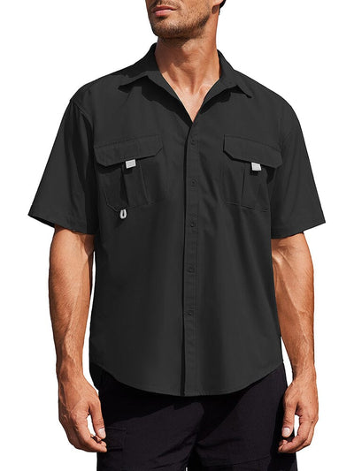 Quick Dry Outdoor Shirt (US Only) Shirts coofandy Black S 