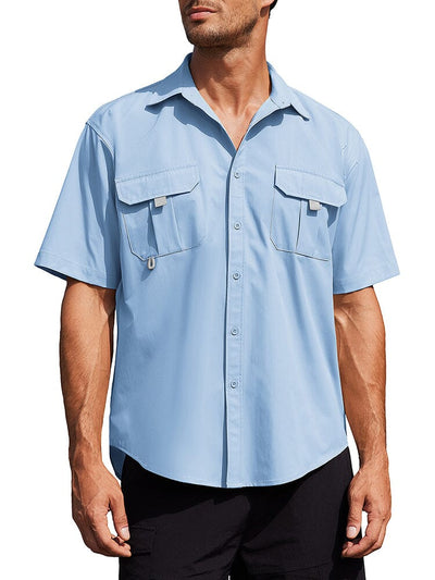 Quick Dry Outdoor Shirt (US Only) Shirts coofandy Light Blue S 