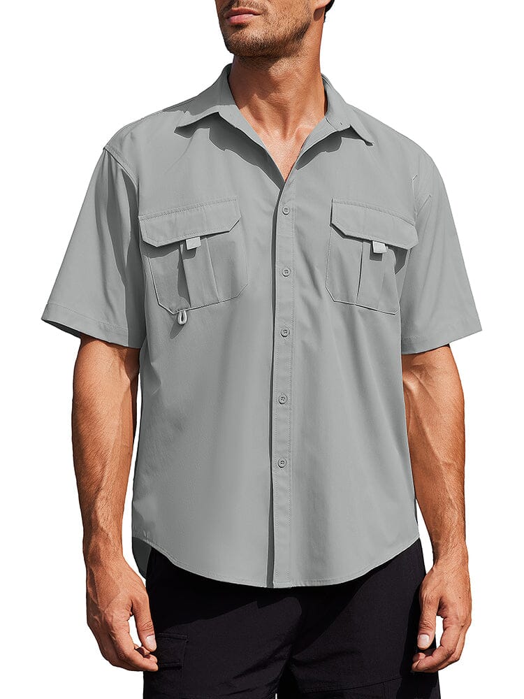 Quick Dry Outdoor Shirt (US Only) Shirts coofandy Grey S 
