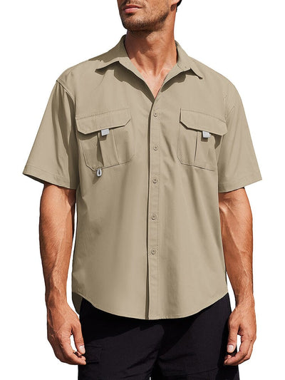 Quick Dry Outdoor Shirt (US Only) Shirts coofandy Khaki S 