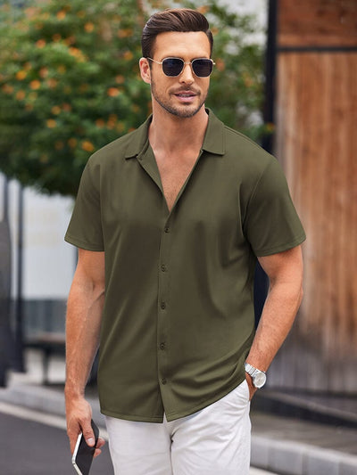 Casual Wrinkle Free Shirt (US Only) Shirts coofandy 