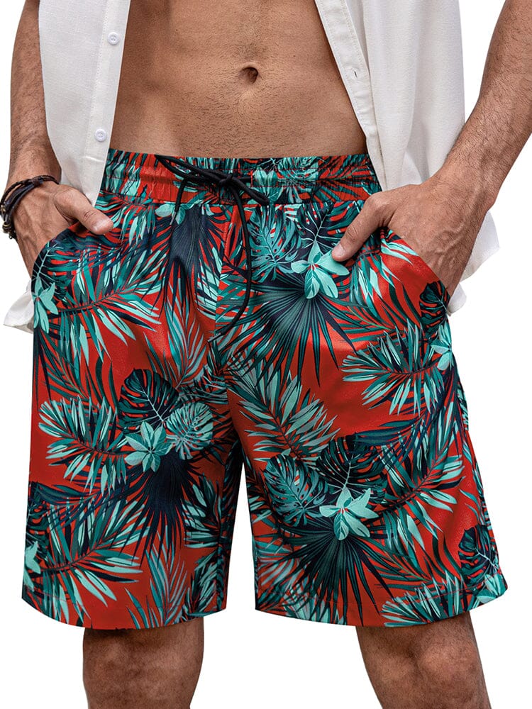 Hawaiian Quick Dry Flower Shorts (US Only) Shorts coofandy PAT1 S 