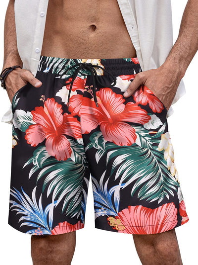 Hawaiian Quick Dry Flower Shorts (US Only) Shorts coofandy PAT2 S 