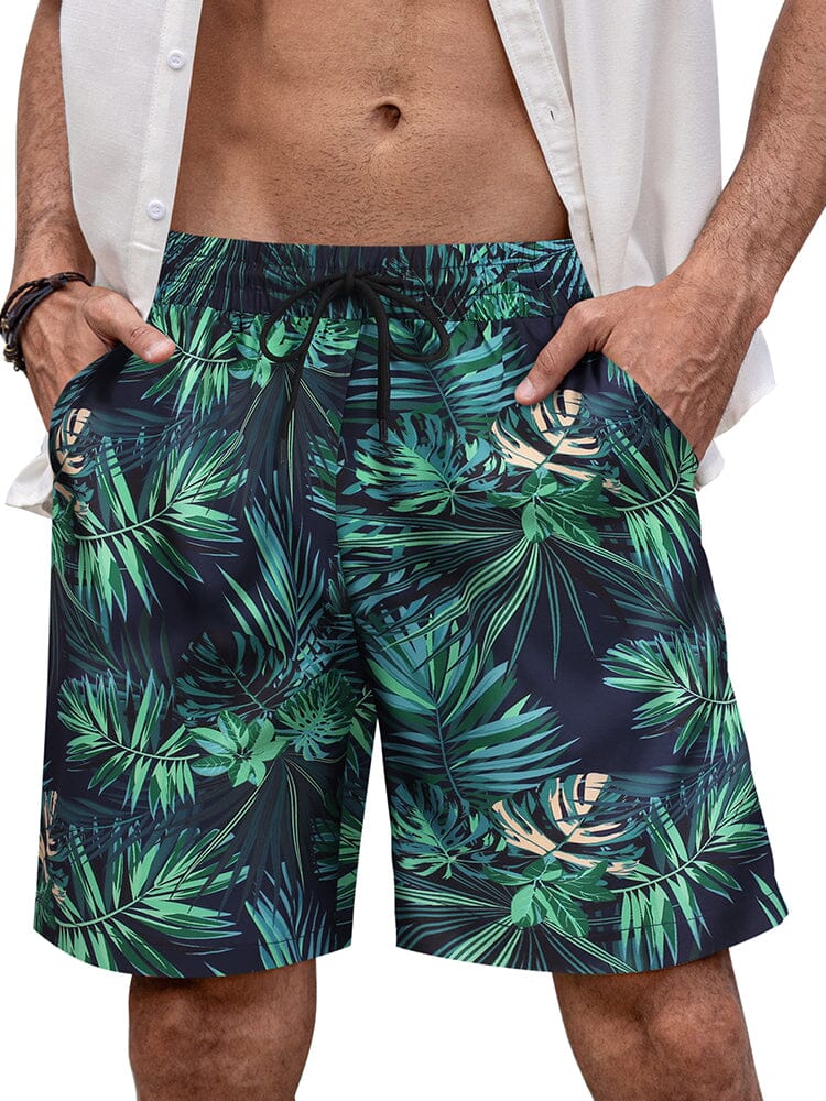 Hawaiian Quick Dry Flower Shorts (US Only) Shorts coofandy PAT3 S 