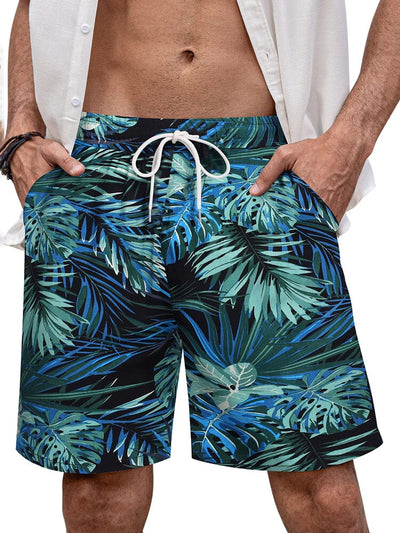 Hawaiian Quick Dry Flower Shorts (US Only) Shorts coofandy PAT8 S 