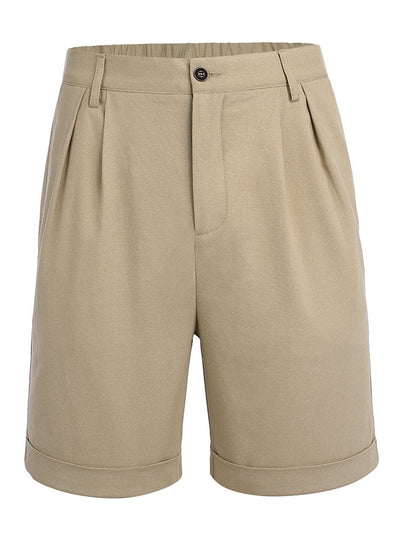 Classic Solid Linen Shorts (US Only) Shorts coofandy 