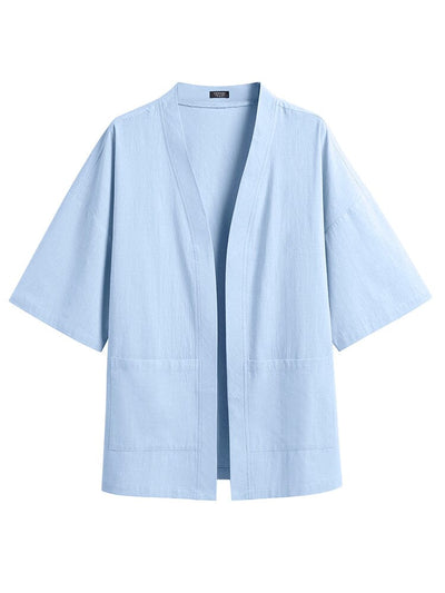 Cotton Linen Kimono Shirt (US Only) Shirts coofandy 