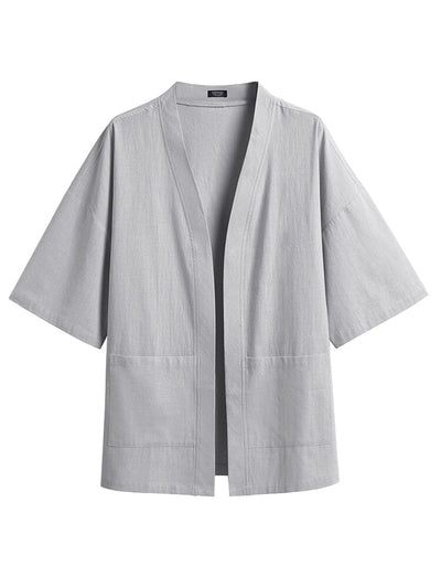 Cotton Linen Kimono Shirt (US Only) Shirts coofandy 