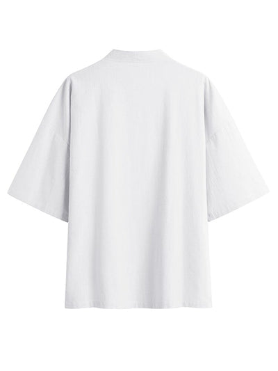 Cotton Linen Kimono Shirt (US Only) Shirts coofandy 