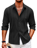 Camicia casual a maniche lunghe con bottoni (solo USA) 