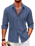 Camicia casual a maniche lunghe con bottoni (solo USA) 