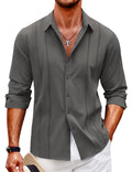 Camicia casual a maniche lunghe con bottoni (solo USA) 
