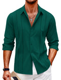 Camicia casual a maniche lunghe con bottoni (solo USA) 