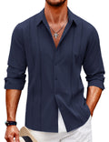 Camicia casual a maniche lunghe con bottoni (solo USA) 