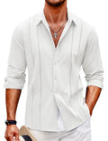 Camicia casual a maniche lunghe con bottoni (solo USA) 