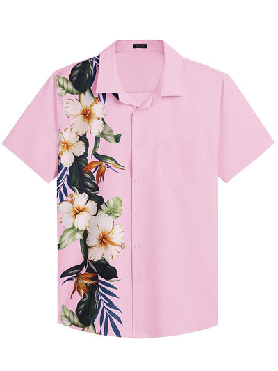 Stylish Hawaiian Floral Shirt (US Only) Shirts coofandy Pink - Floral S 