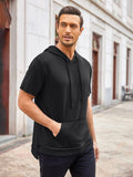 Casual Lightweight Athletic Hoodie (US Only) Hoodies coofandy Black S 