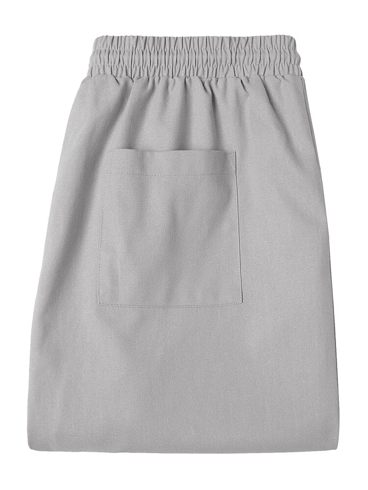 Casual Linen 3/4 Beach Yoga Shorts (US Only) Shorts coofandy 