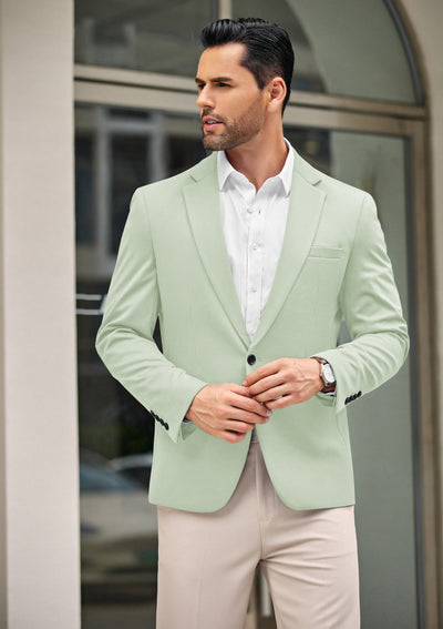 Simple One Button Blazer Jacket (US Only)