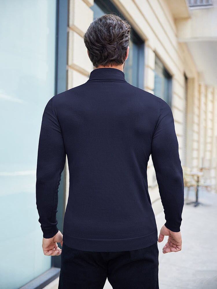 Basic Slim Fit Turtleneck Sweater (US Only) Sweater coofandy 