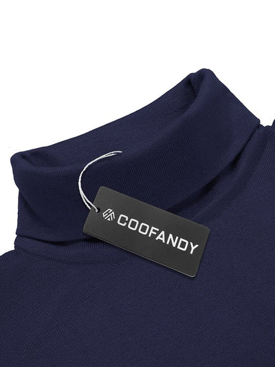 Basic Slim Fit Turtleneck Sweater (US Only) Sweater coofandy 