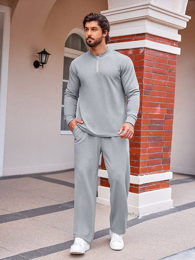 Athleisure Polo Jogging Outfits (US Only) Sets coofandy 