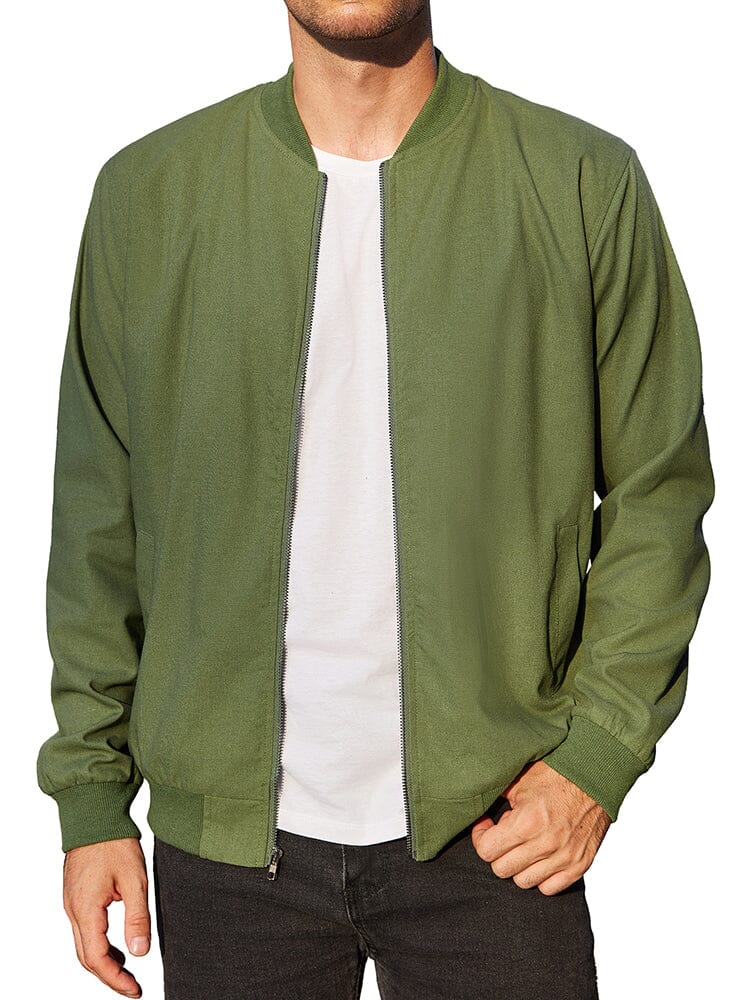 Casual Lightweight Bomber Jacket (US Only) Jackets coofandy 