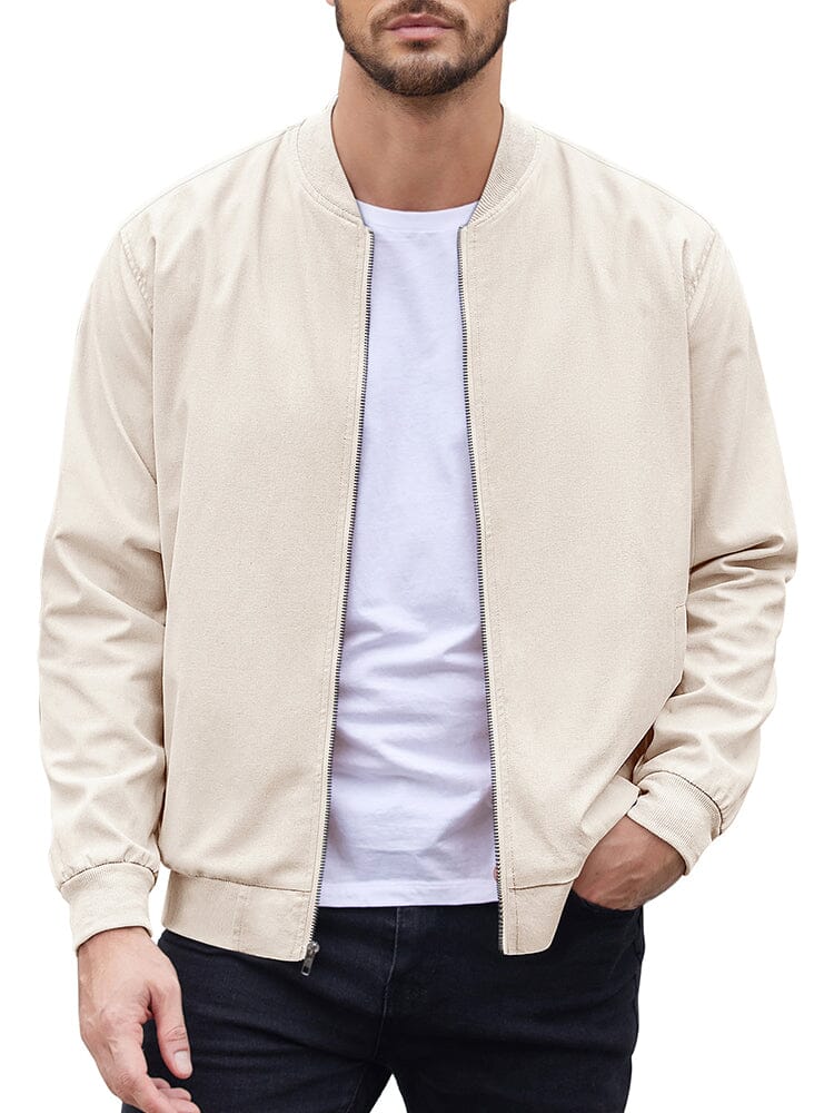 Casual Lightweight Bomber Jacket (US Only) Jackets coofandy 