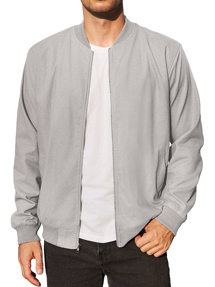 Casual Lightweight Bomber Jacket (US Only) Jackets coofandy 