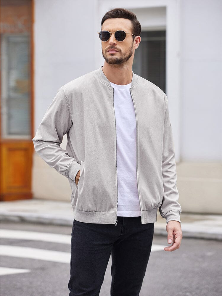 Casual Lightweight Bomber Jacket (US Only) Jackets coofandy 