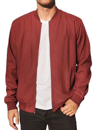 Casual Lightweight Bomber Jacket (US Only) Jackets coofandy 