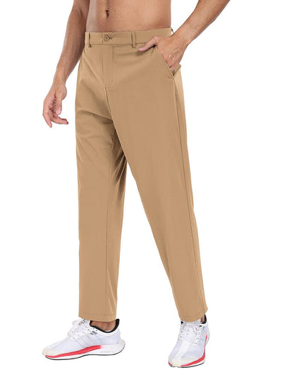Casual Stretch Slim Fit Pants (US Only) Pants coofandy Camel S 