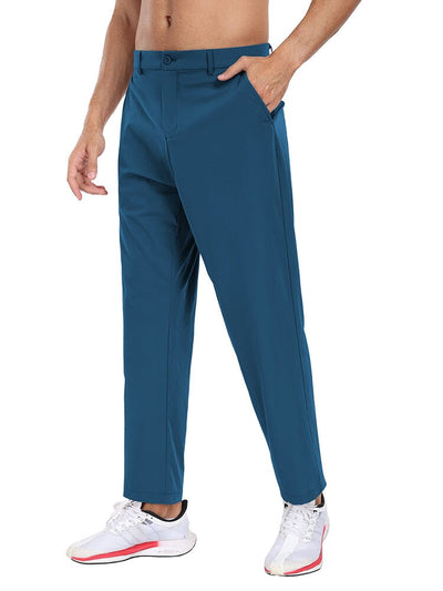 Casual Stretch Slim Fit Pants (US Only) Pants coofandy Blue S 