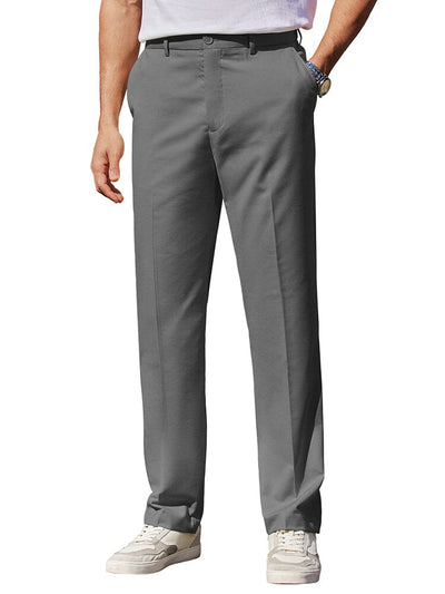 Classic Fit Stretch Suit Pants (US Only) Pants coofandy Dark Grey 32W28L 