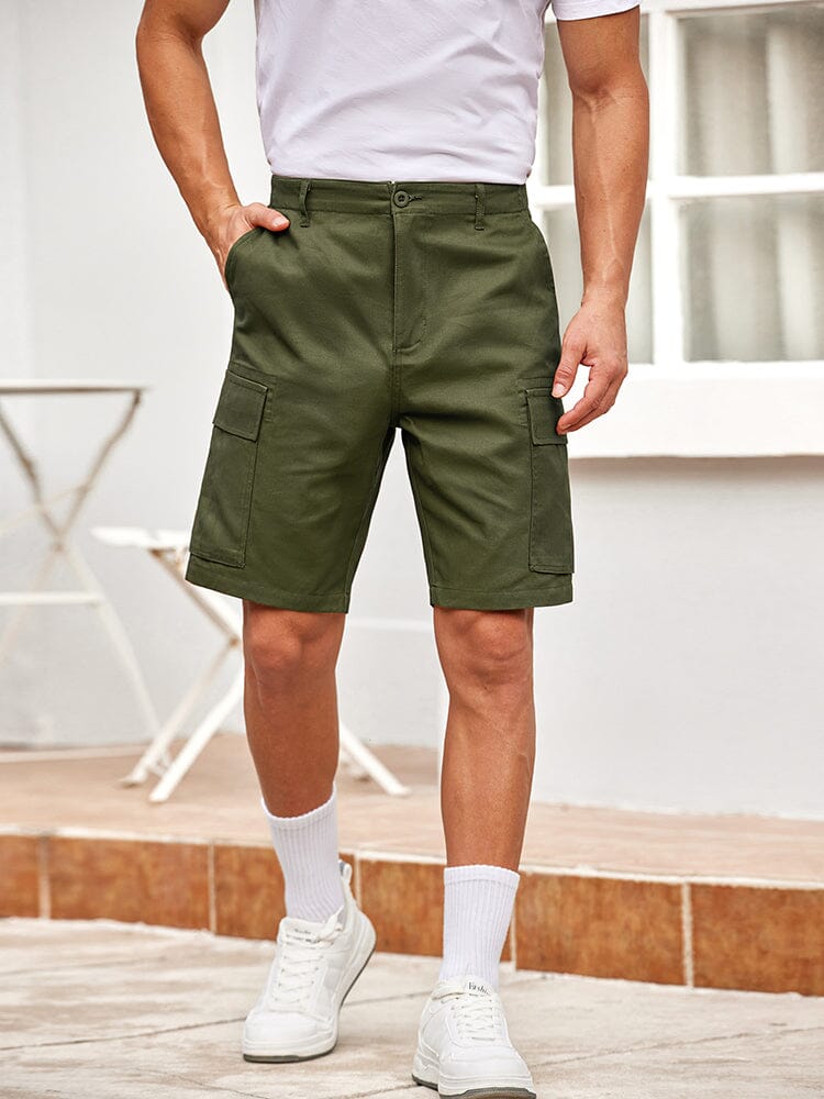 Casual Outdoor Cargo Shorts (US Only) Shorts coofandy Army Green 31 