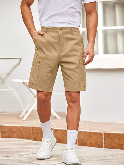 Casual Outdoor Cargo Shorts (US Only) Shorts coofandy Khaki 31 