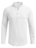 Casual Lightweight Henley Shirt (US Only) Shirts coofandy 