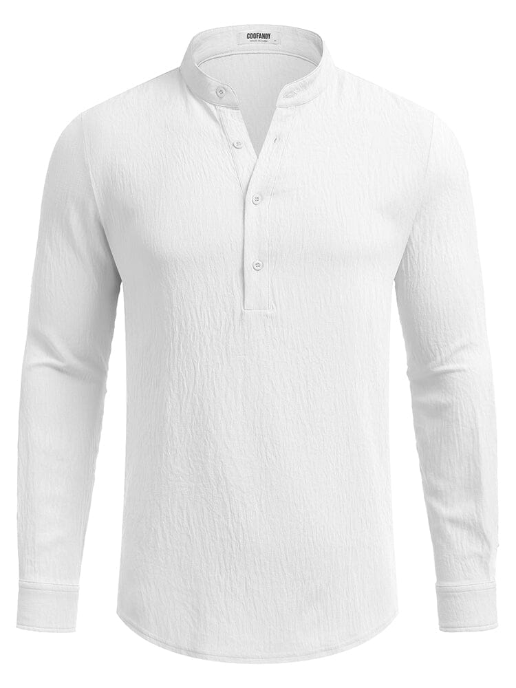 Casual Lightweight Henley Shirt (US Only) Shirts coofandy 