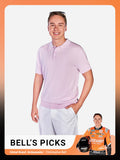 Classic Solid Color Knit Polo Shirt (US Only)