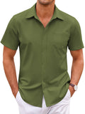 Wrinkle Free Dress Shirt (US Only) Shirts coofandy Army Green S 