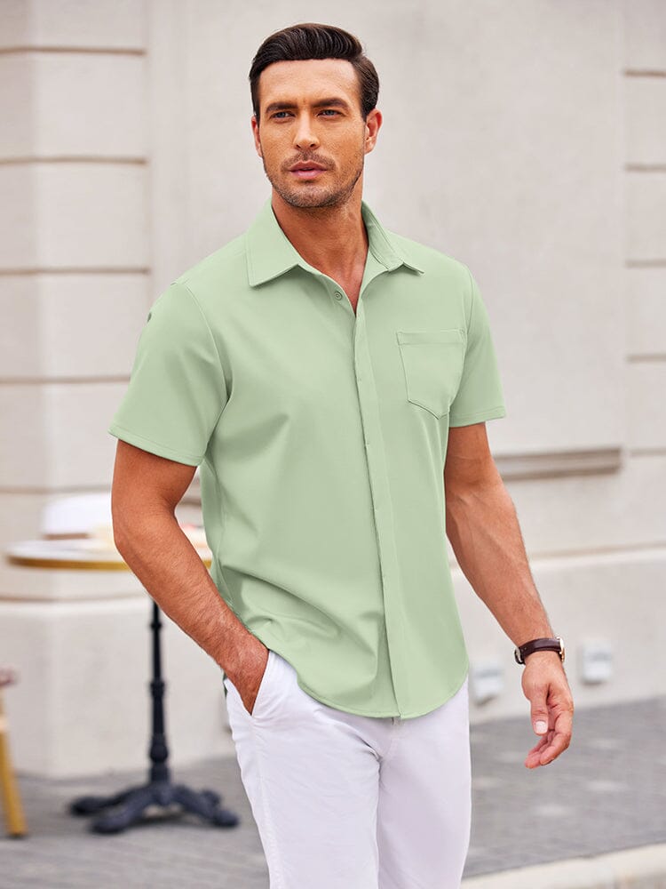 Wrinkle Free Dress Shirt (US Only) Shirts coofandy 