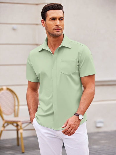 Wrinkle Free Dress Shirt (US Only) Shirts coofandy 