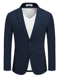 Business Casual Lightweight Blazer Jacket (US Only) Blazer coofandy Navy Blue S 