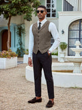 Slim Fit Notch Lapel Formal Vest (US Only) Vest coofandy 