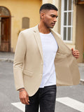Slim Fit Textured Blazer Jacket (US Only) Blazer coofandy 