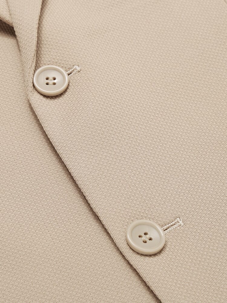 Slim Fit Textured Blazer Jacket (US Only) Blazer coofandy 
